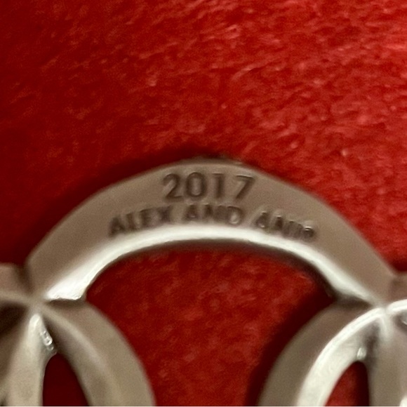 Alex & Ani NWT Rafaelian Silvertone PATH OF LIFE Ornament W/Swarovski Crystals - Picture 10 of 10